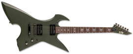 LTD SIGNATURE MAX-200 Military Green Satin  6-String Electric Guitar 2022